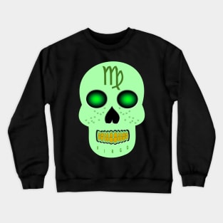 Star Sign Skull Virgo Crewneck Sweatshirt